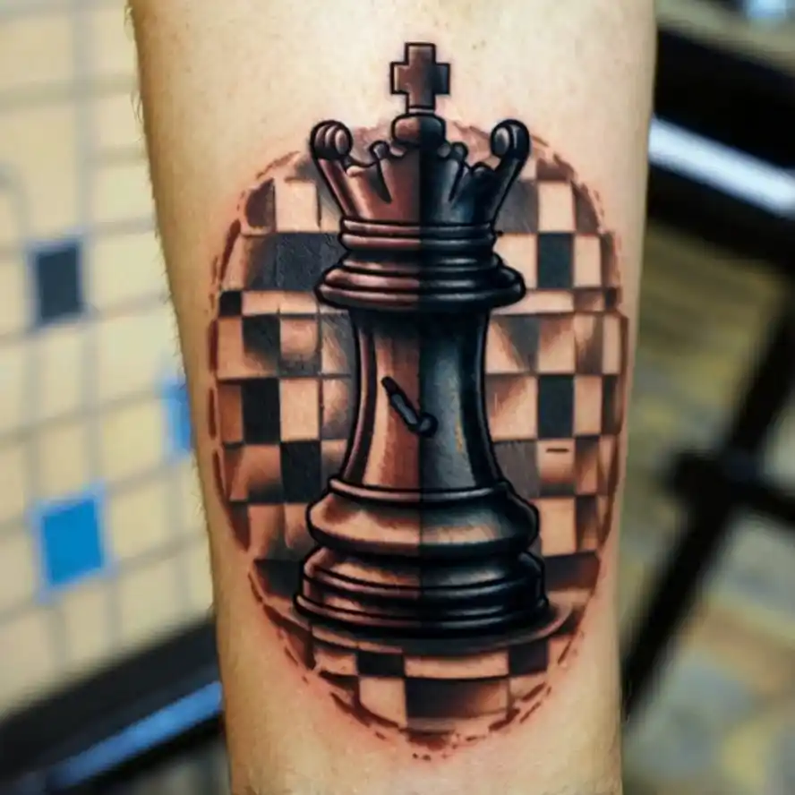 Chess Piece Tattoo