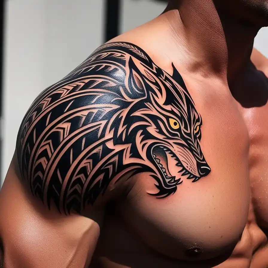 Tribal Wolf