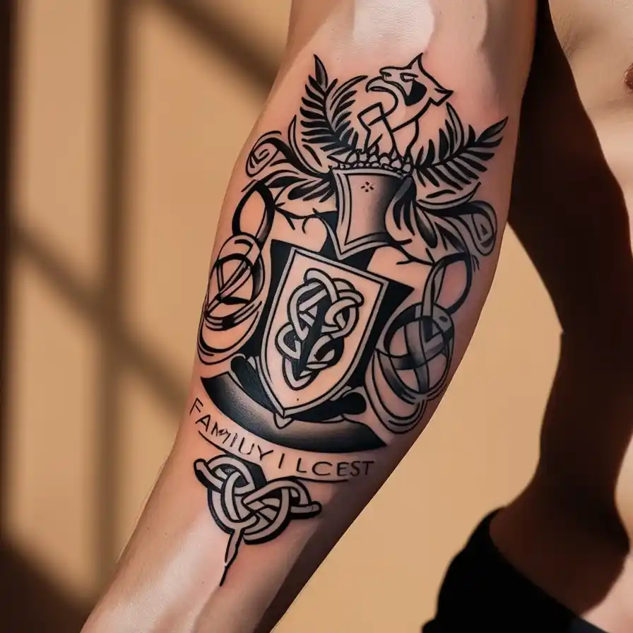 Family Crest Tattoo