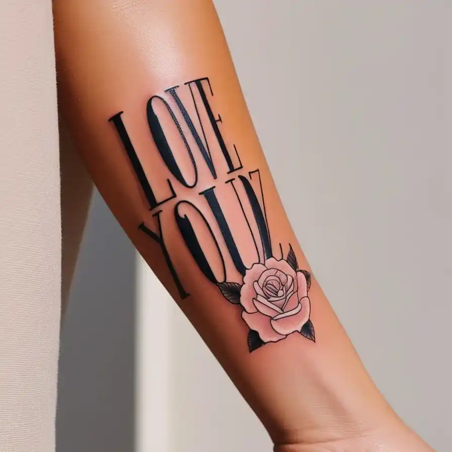 Rose and "Love Yourz