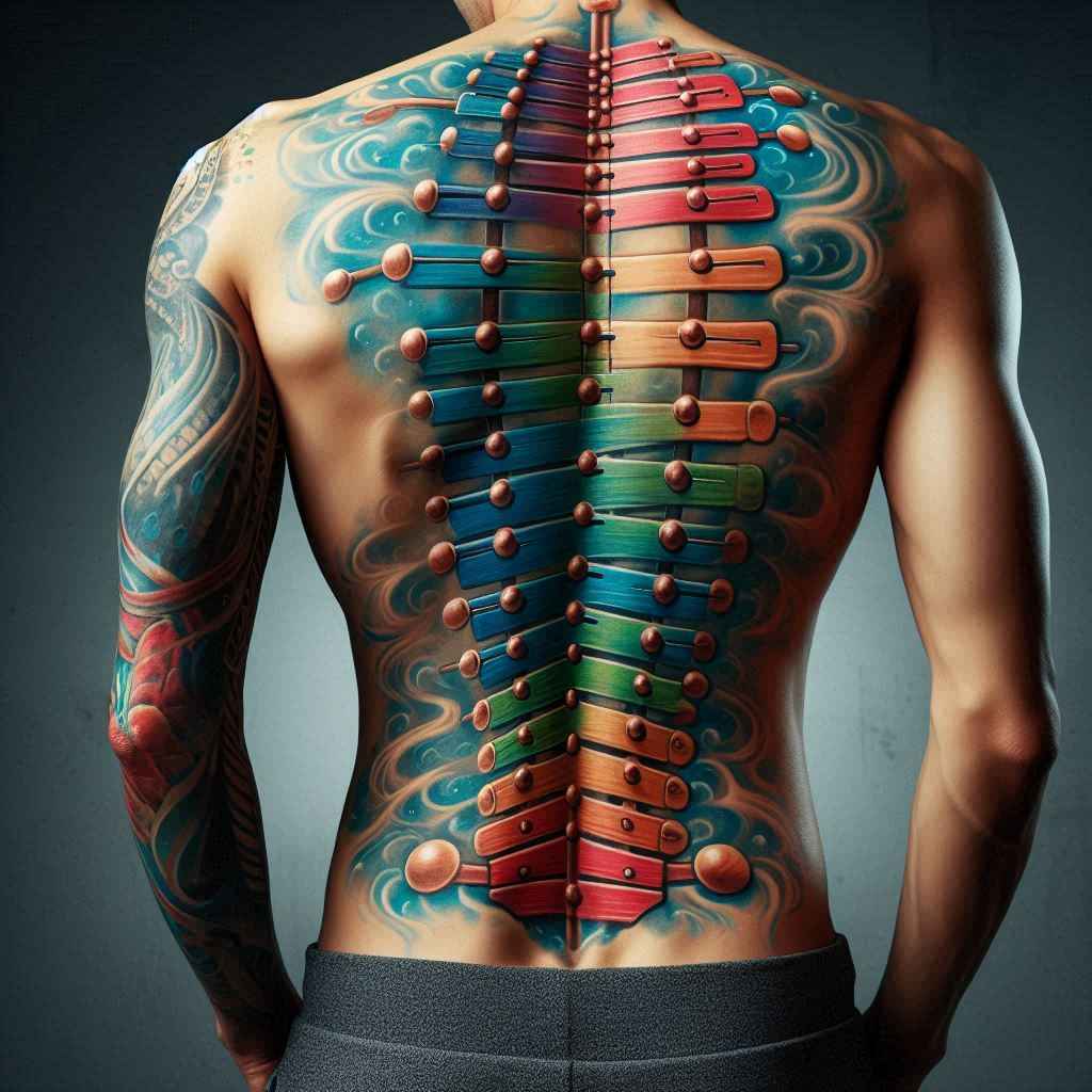 Spine as a Xylophone