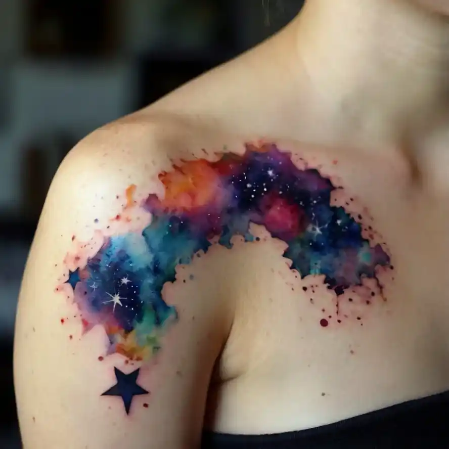 Watercolor Galaxy