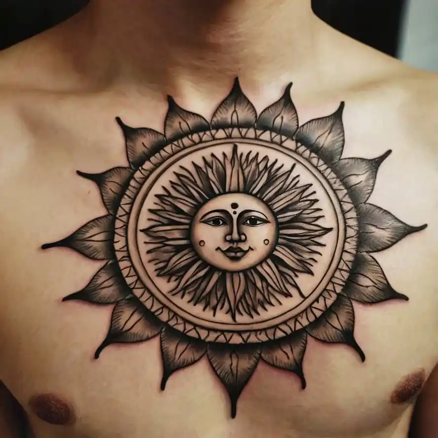 Sun and Moon Mandala