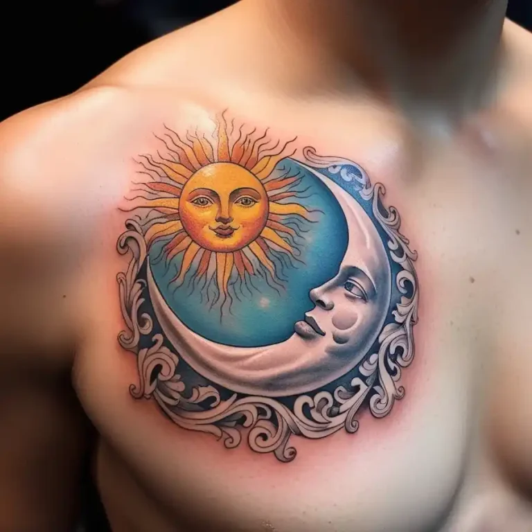 Sun And Moon Tattoo Ideas