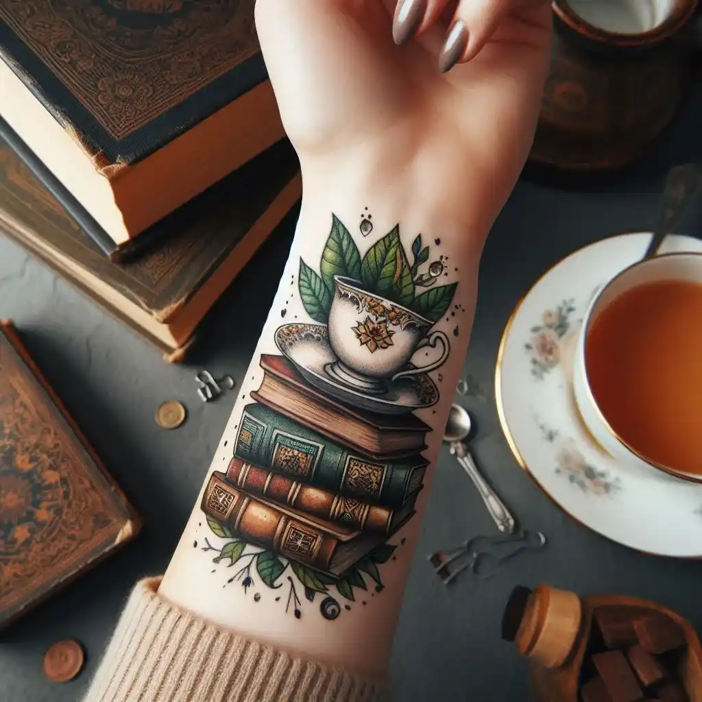 Book and Tea Cup