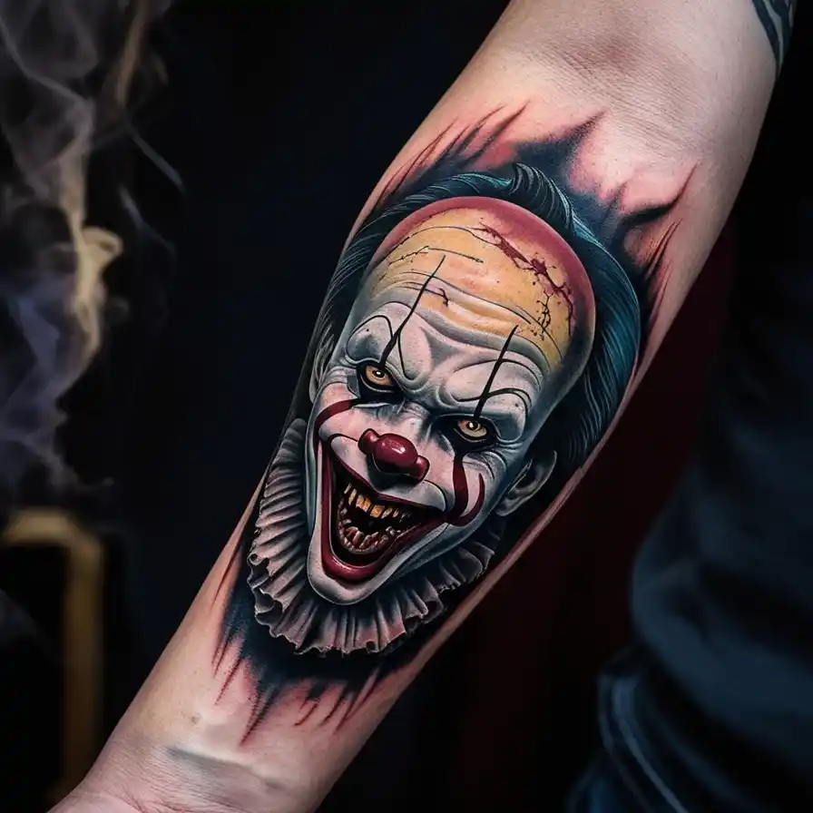 Creepy Clown Face