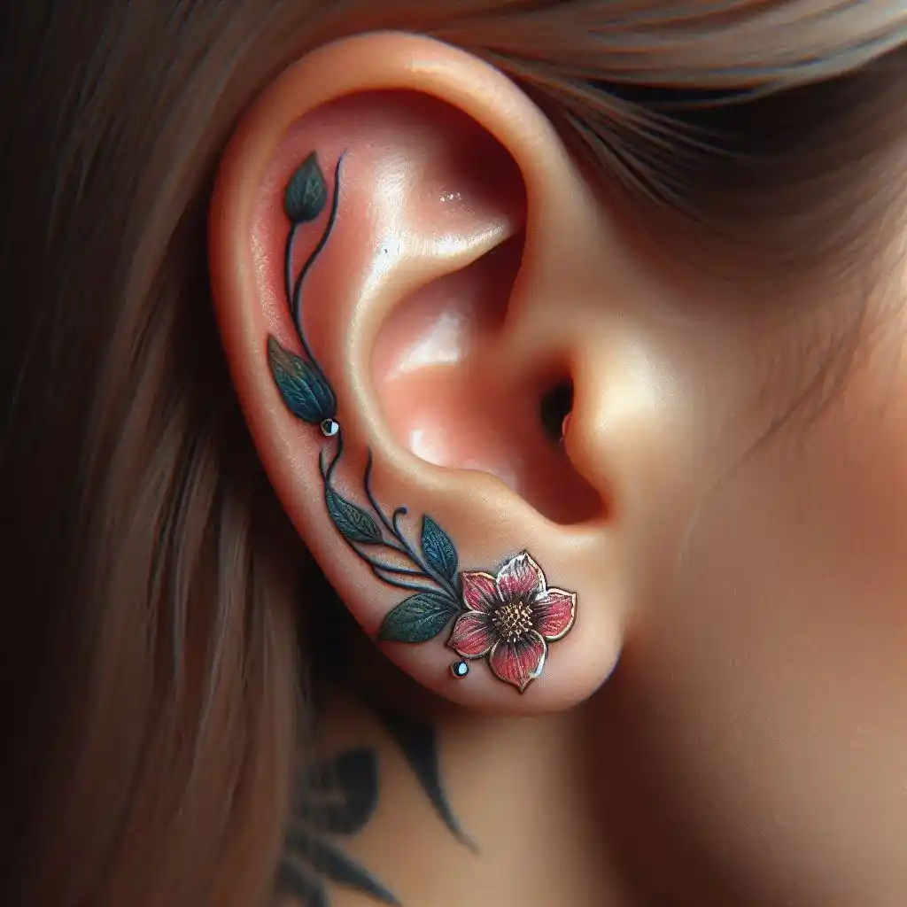 Ear Tattoo