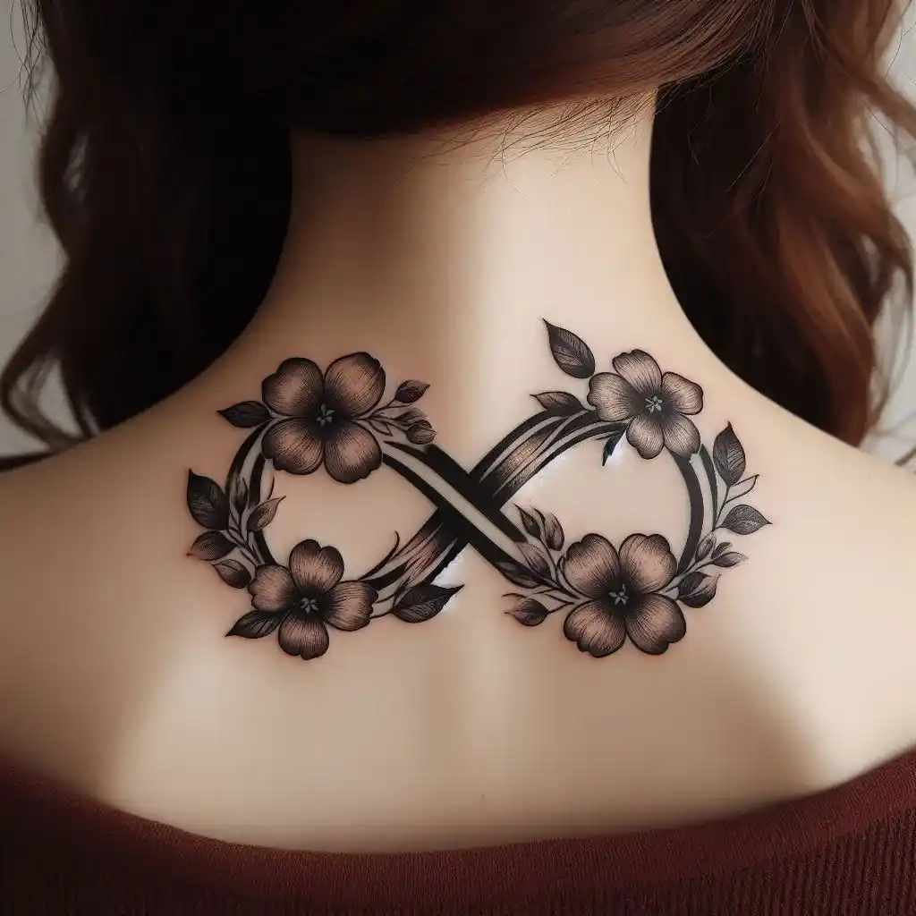 Floral Infinity Loop