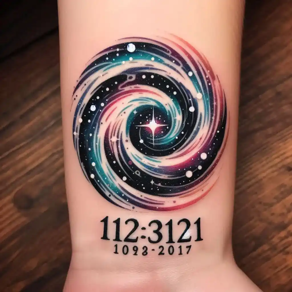 Galaxy Swirl Date