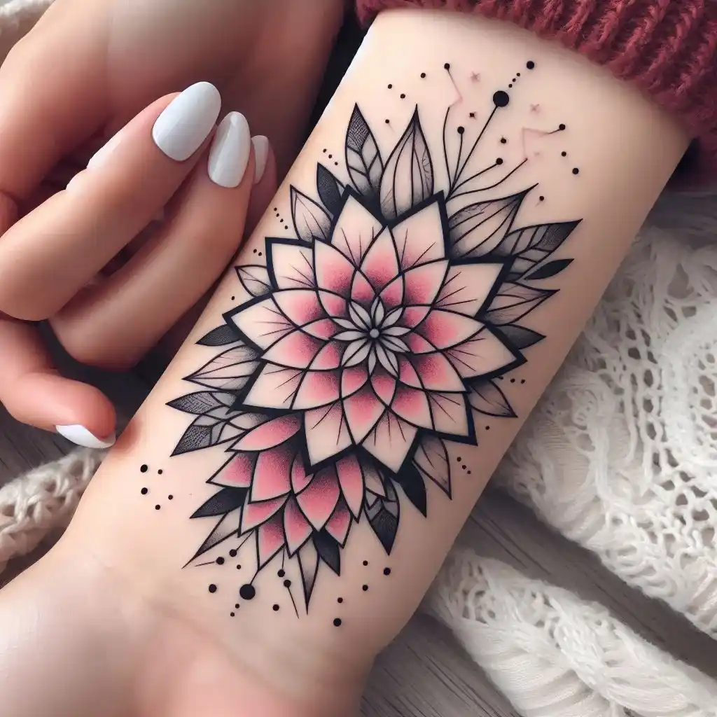 Geometric Flower Bloom