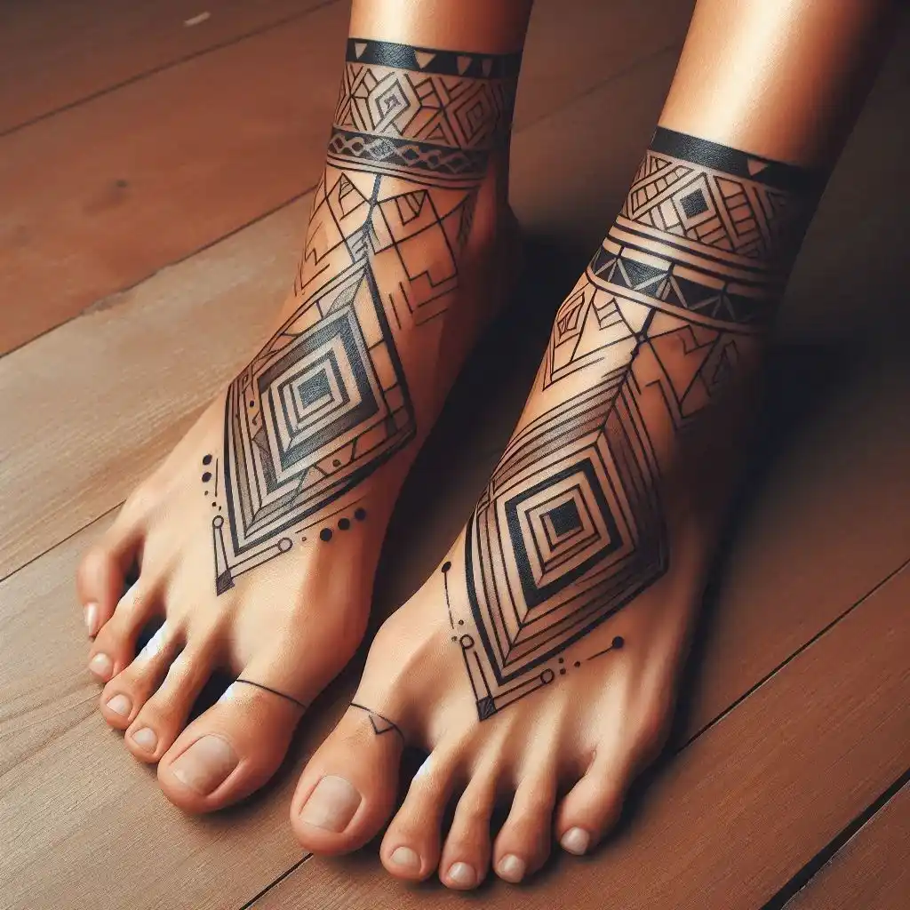 Geometric Shapes Tattoo