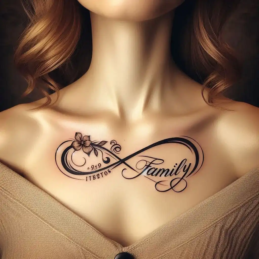 Infinity Symbol with Family Name