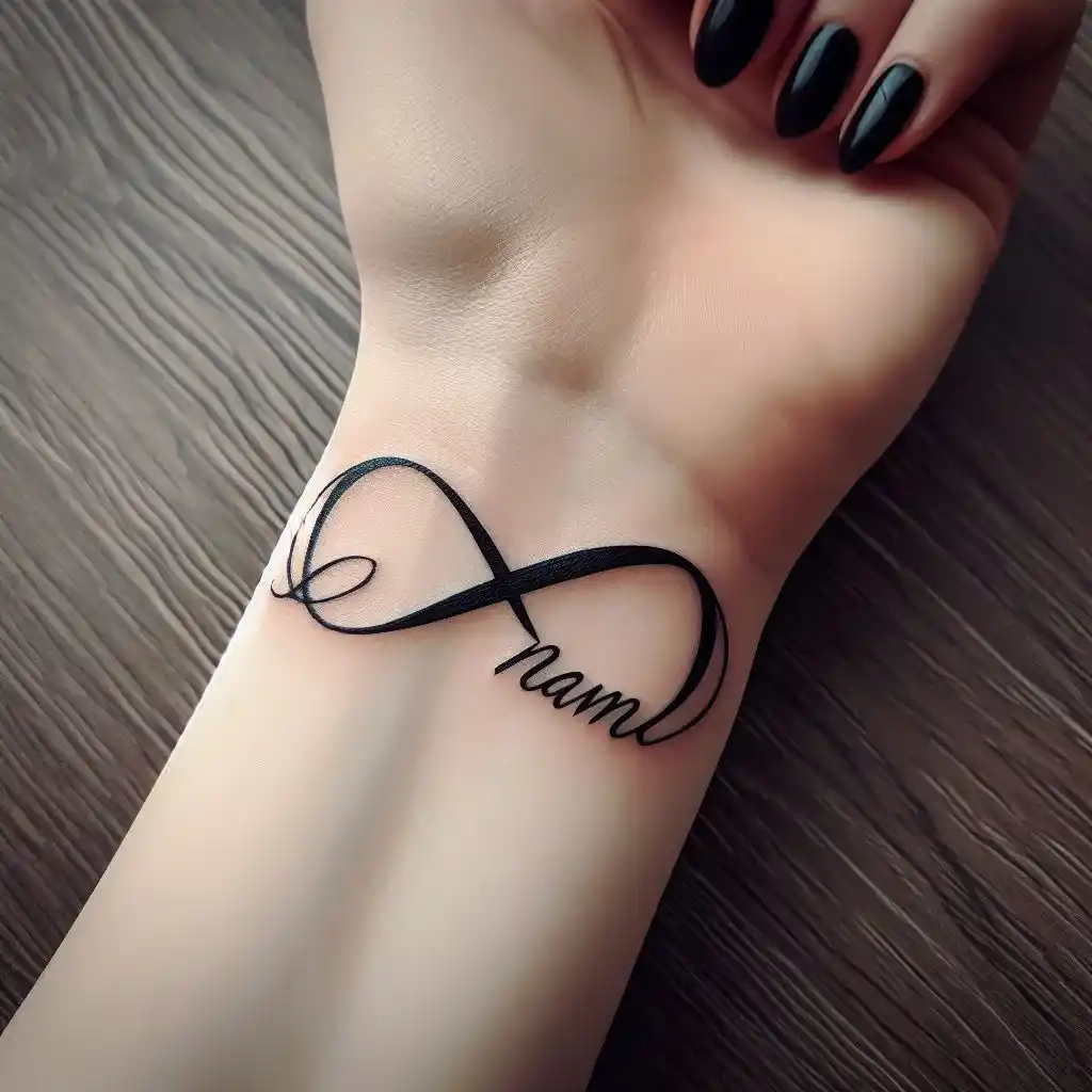 Infinity Symbol with Name