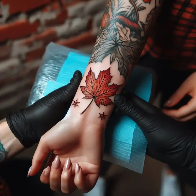 Maple Leaf Tattoo