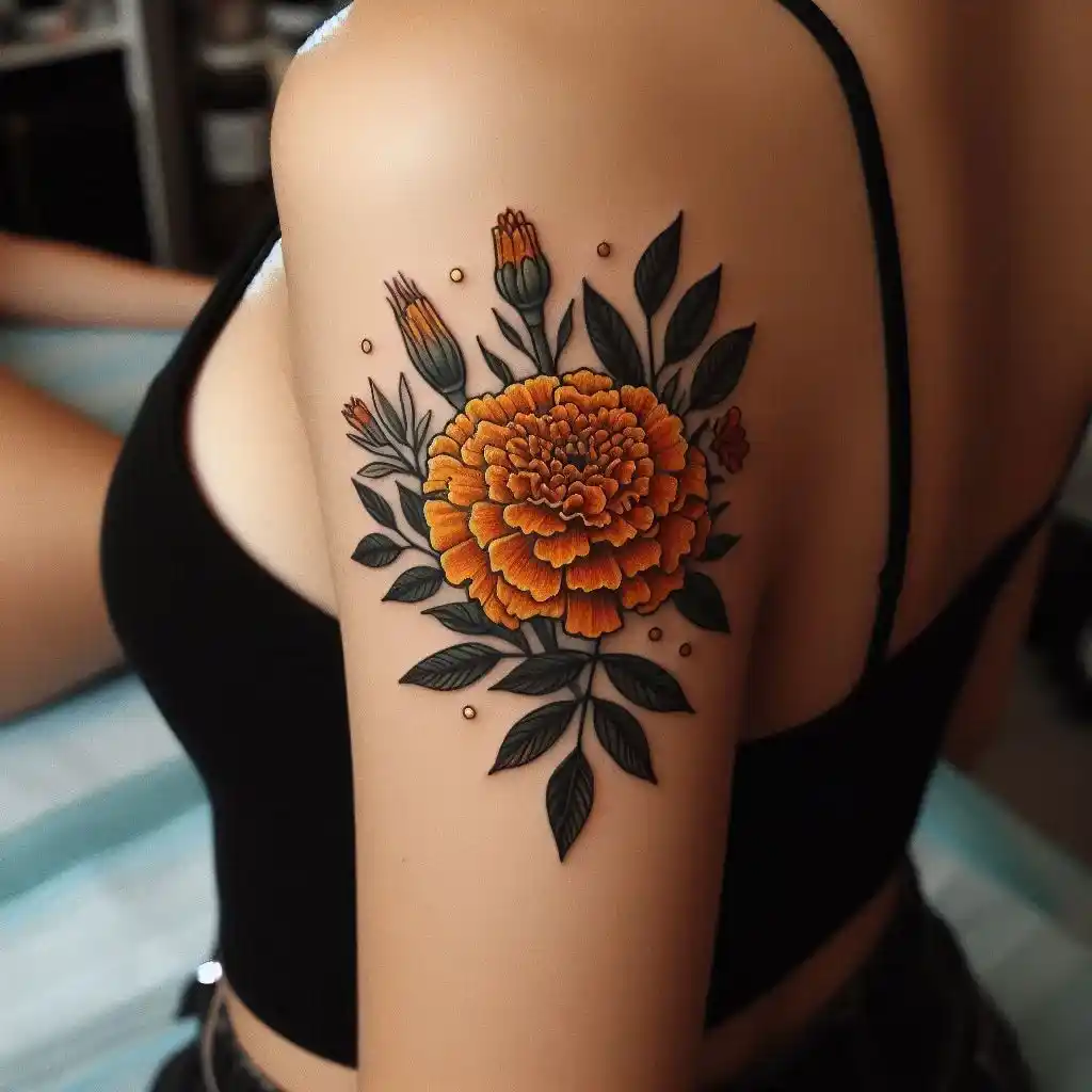 Marigold Flower (Cempasúchil)