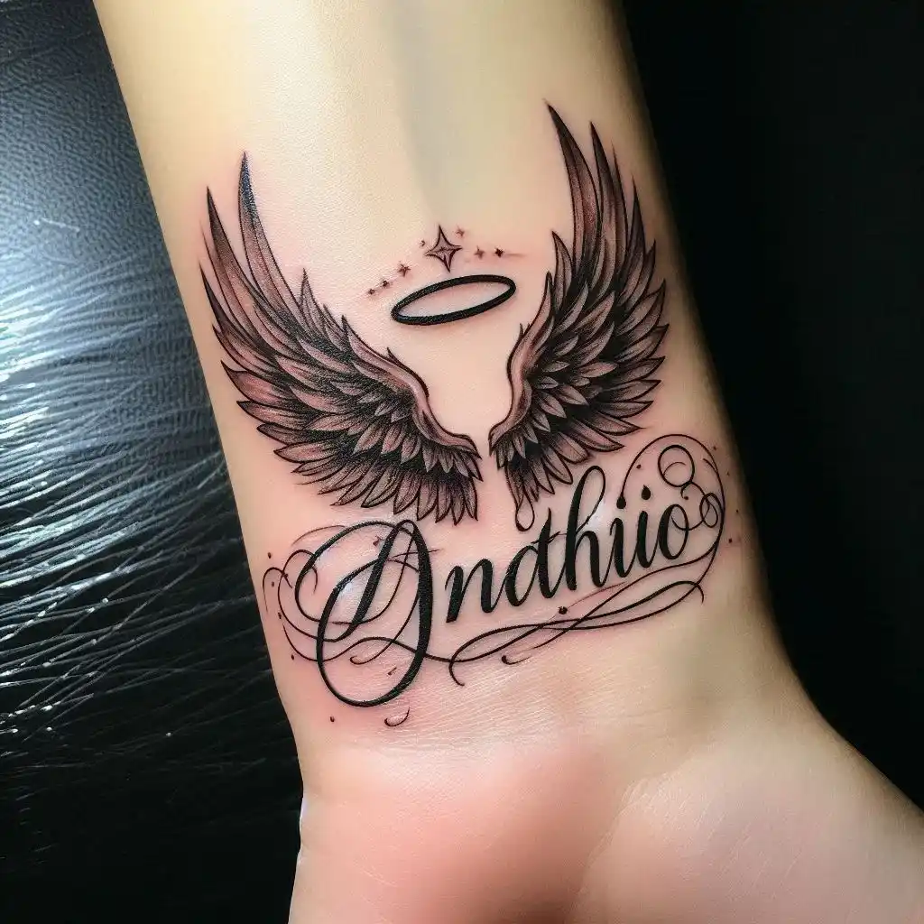 Name with Angel Wings