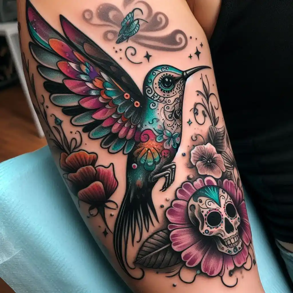 Sugar Skull Hummingbird