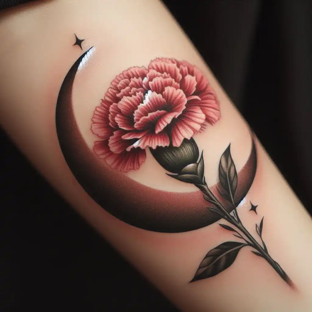 Carnation Crescent Moon