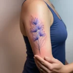 February Flower Tattoo