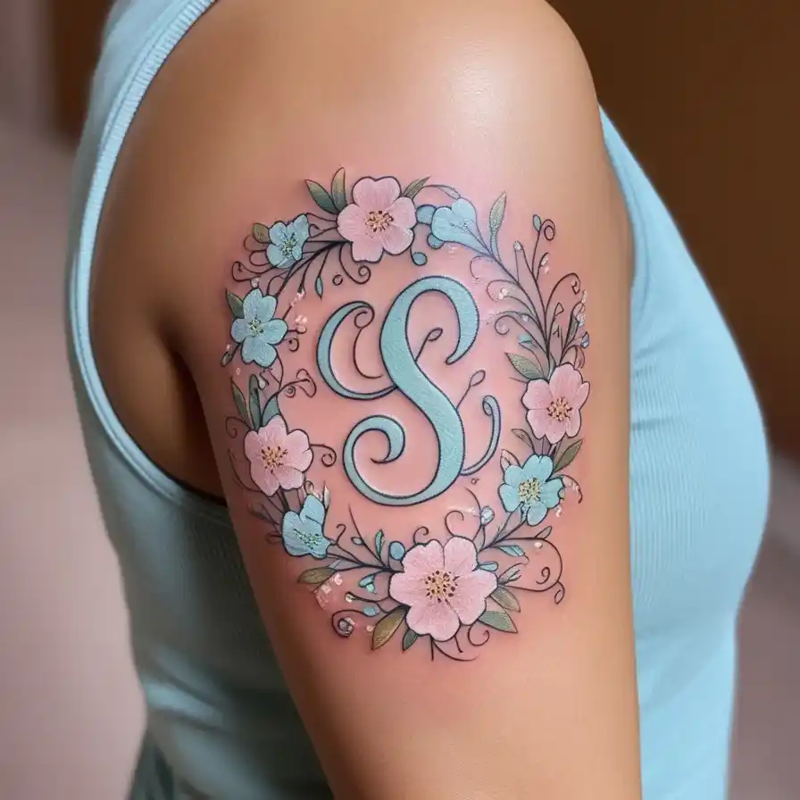 Floral Initials