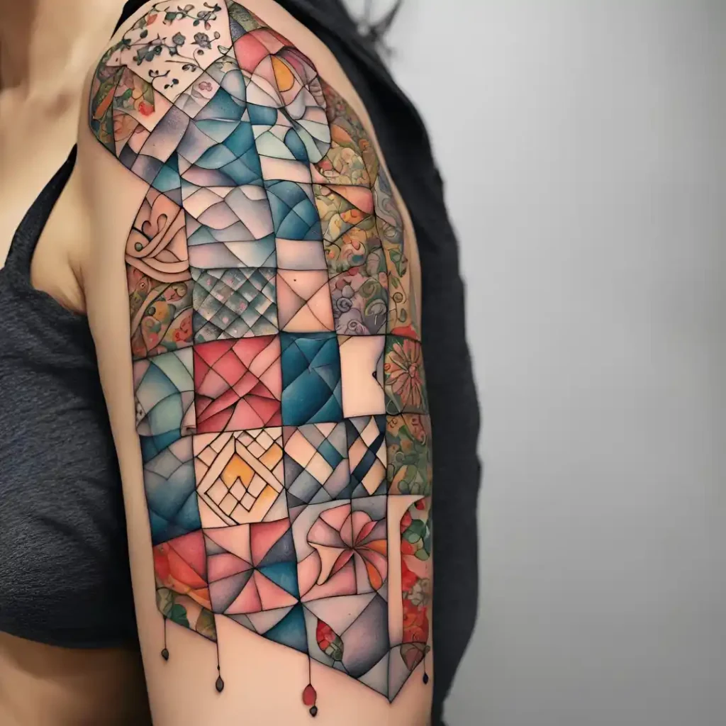 Patchwork Quilt Tattoo