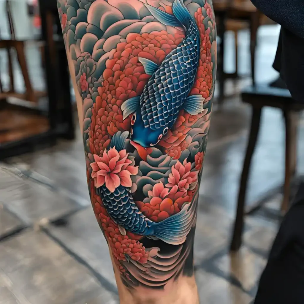 Traditional Japanese Koi Fish