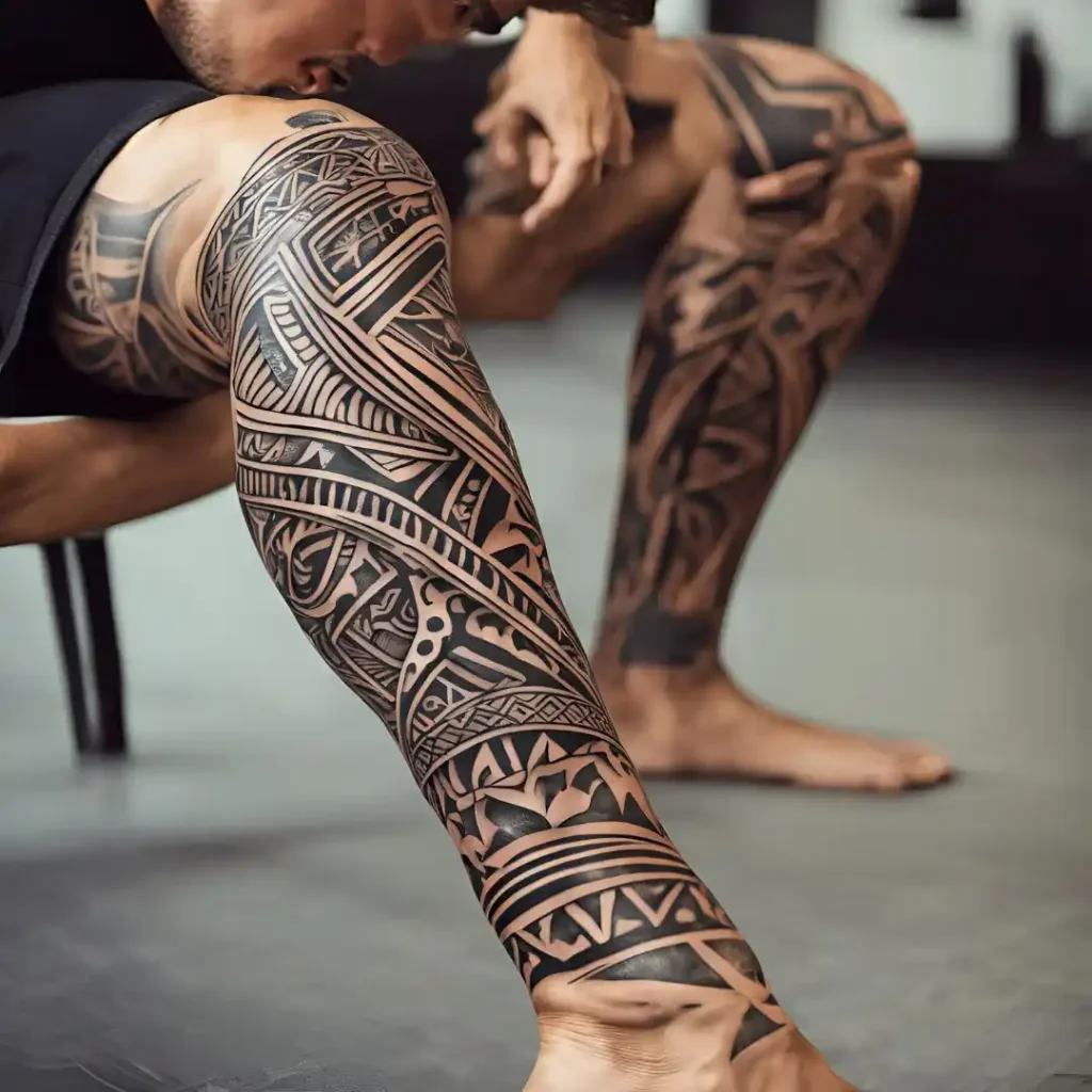 Tribal Leg Sleeve