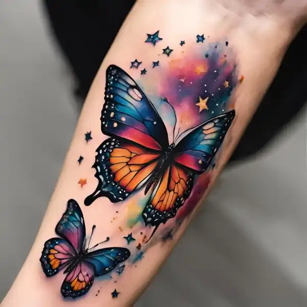 Butterfly and Stars