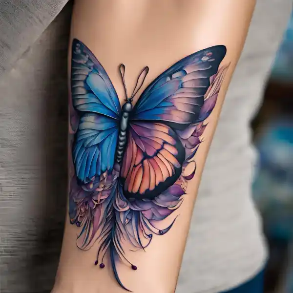 Butterfly with Feathers