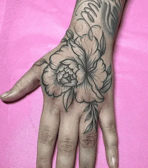 Creative Peonies on Hand