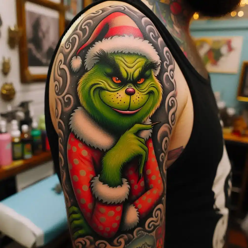 Dr. Seuss-Style Grinch