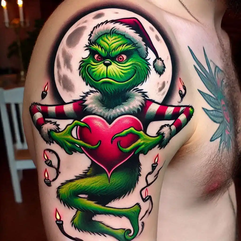 Grinch Heart Growth