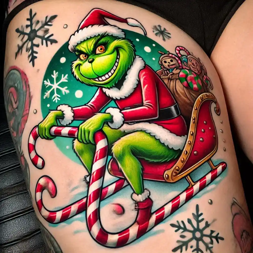 Grinch on a Sleigh