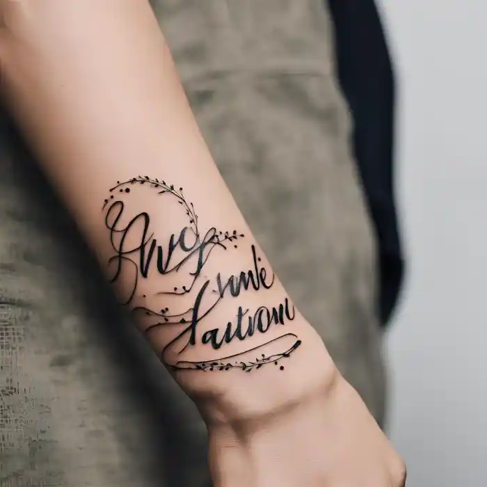 Handwriting Tattoo