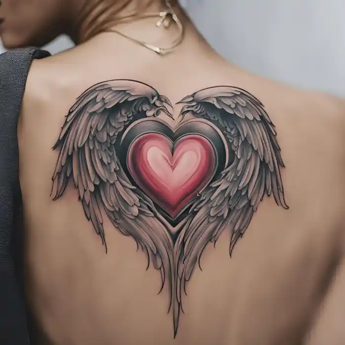 Heart with Angel Halo