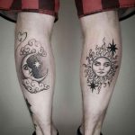 Men Leg Tattoo