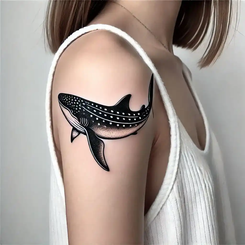 Minimalist Whale Shark