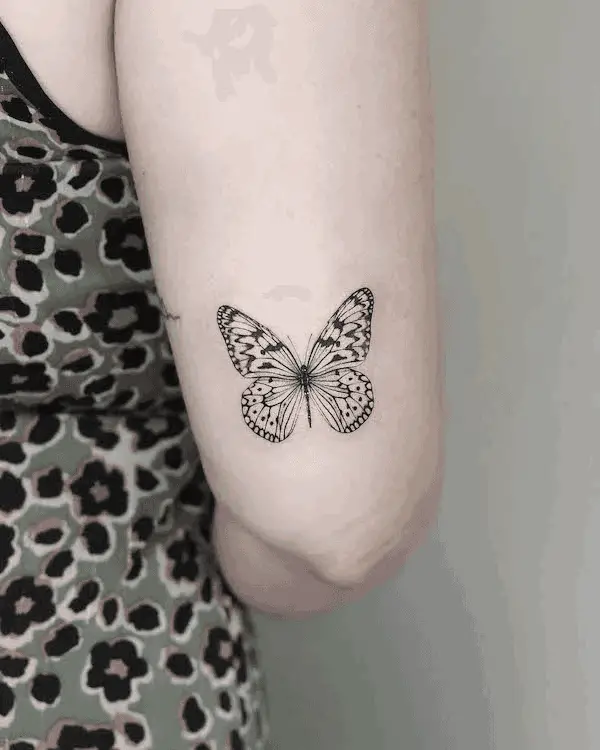 Simple Butterfly Blackwork