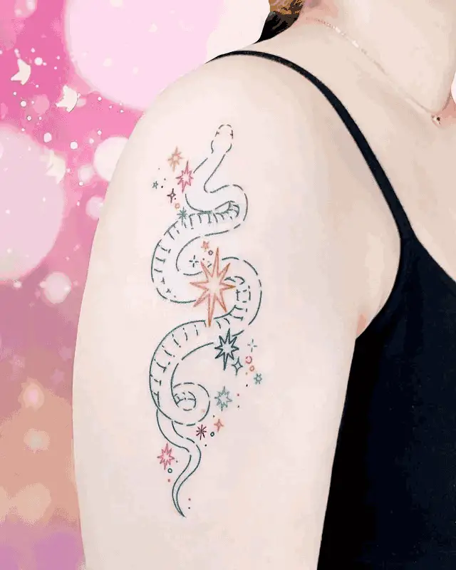 Simple Snake Tattoos