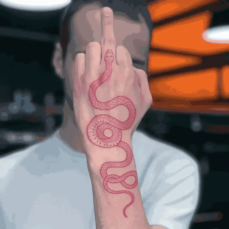 Snake Finger Tattoos