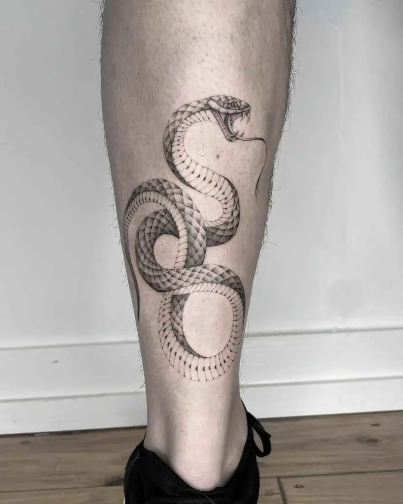 Snake Leg Tattoos