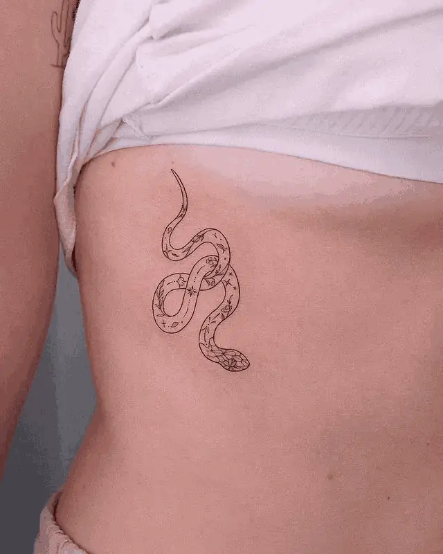 Snake Rib Tattoos