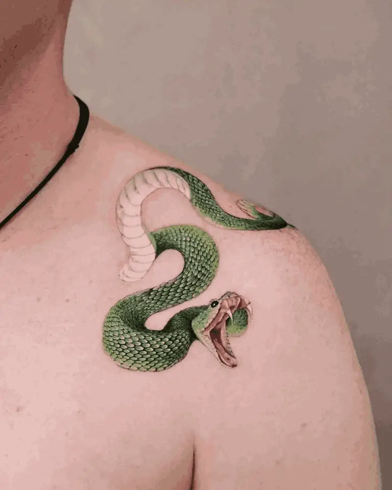 Snake Shoulder Tattoos