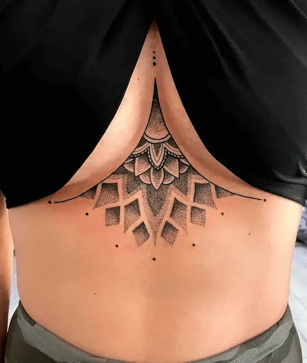 Black and Grey Mandala
