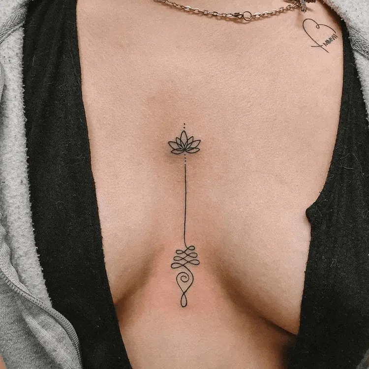 Cleavage Lotus Flower