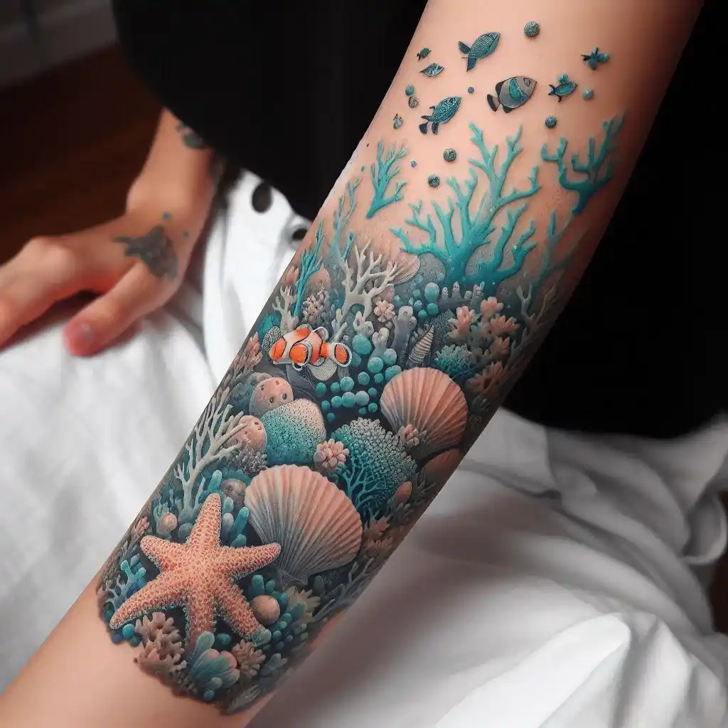 Coral Reef Tattoo