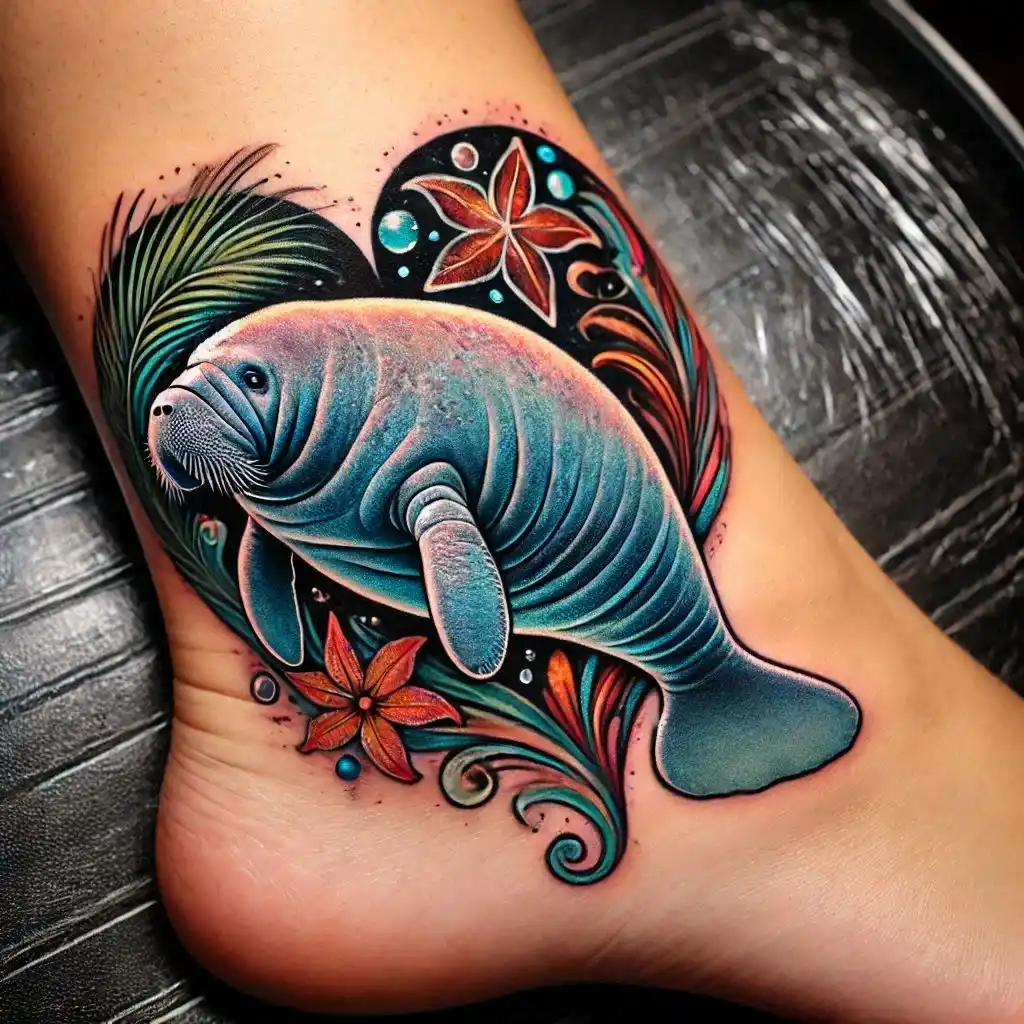 Heart-Shaped Manatee