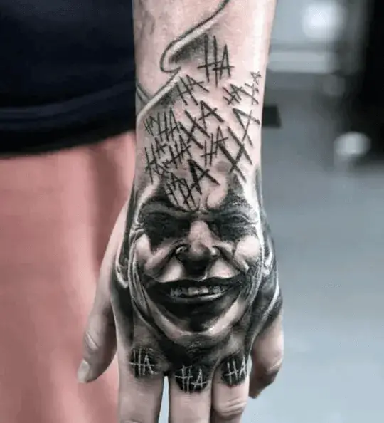 Joker Hand Tattoos