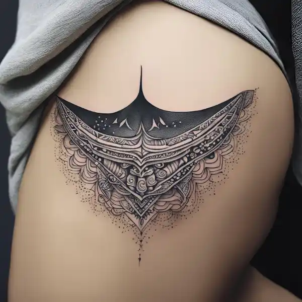 Mandala Manta Ray