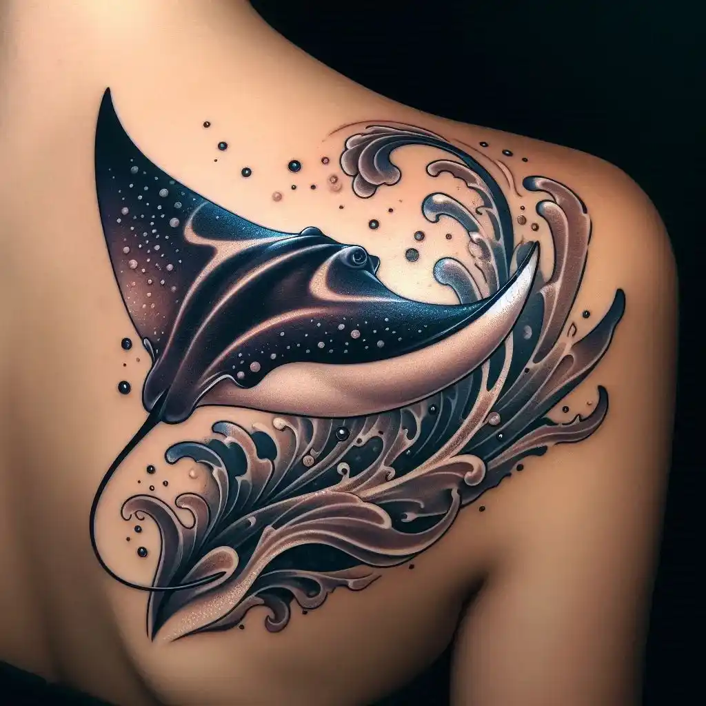 Manta Ray Tattoo